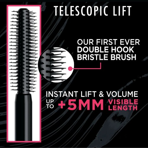 Ripsmetušš Telescopic Lift Extra Black