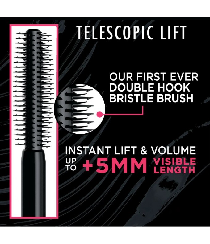 Ripsmetušš Telescopic Lift Extra Black