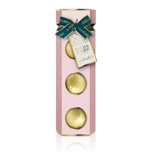 Jojoba, Vanilla & Almond Oil Luxury Bath Fizzers Komplekt (3 tk.)