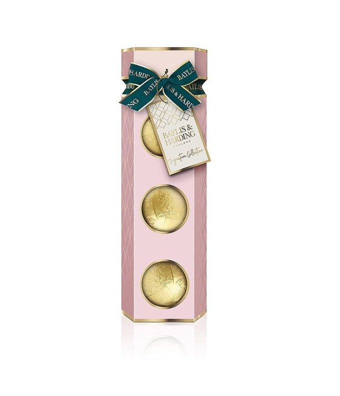 Jojoba, Vanilla & Almond Oil Luxury Bath Fizzers Komplekt (3 tk.)