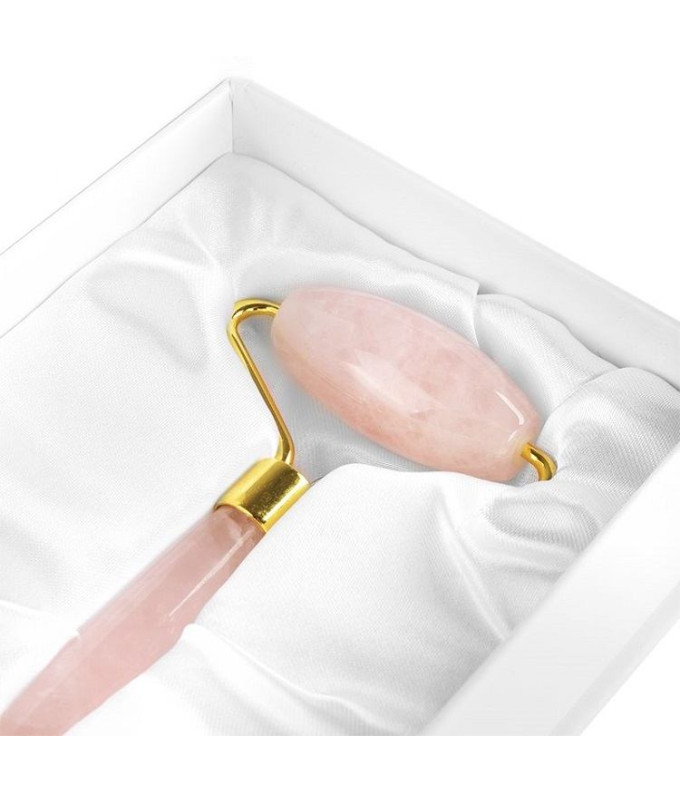  Rose Quartz Massaažirull