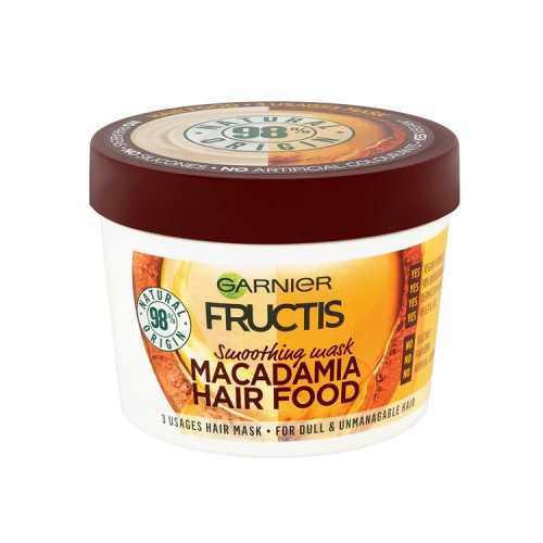  Fructis Macadamia Hair Food Siluv Mask Kuivadele Ja Tõrksatele Juustele 390ml