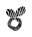  Home Spa Bunny Ears Peapael Zebra