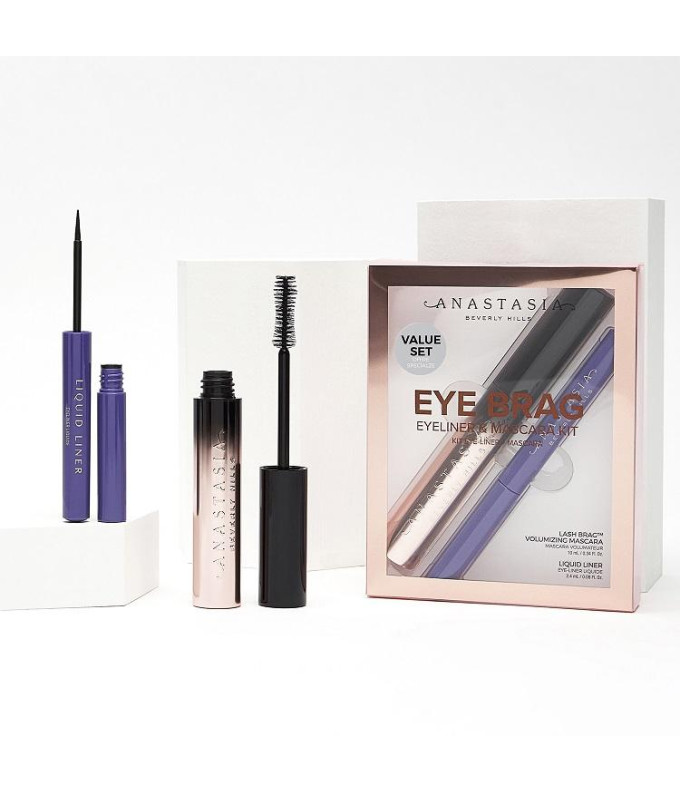 Komplekt Eye Brag Eyeliner & Mascara Kit