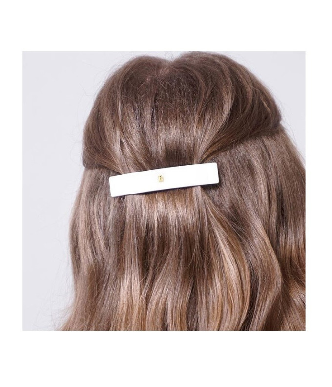 Juukseaksessuaar Barrette Pour Cheveux Medium White