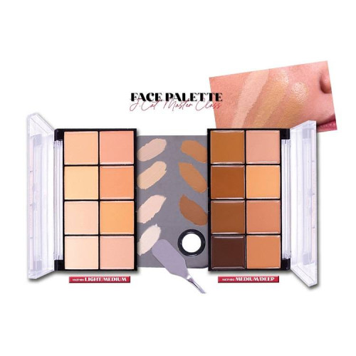  Master Class Face/Fx Color Näopalett Medium/Deep (8 värvi)