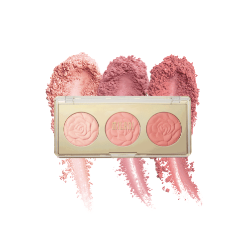  Rose Powder Blush Trio Palette Flowers Of Love