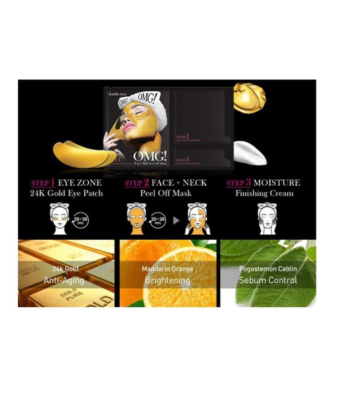 Omg! 3in1 Kit Peel Off Mask