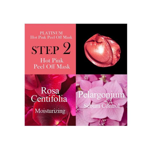 Omg! Platinum Hot Pink Facial Mask Kit