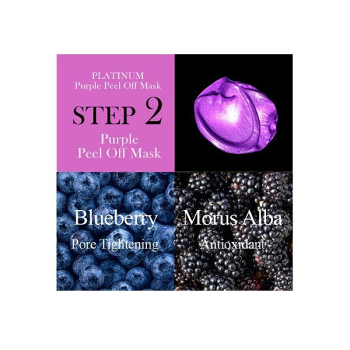 Omg! Platinum Purple Facial Mask Kit
