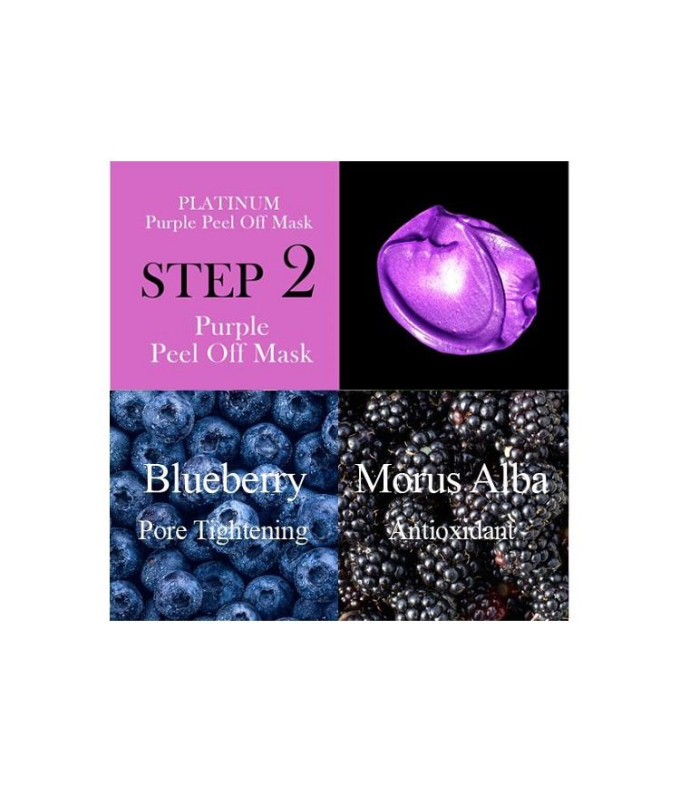Omg! Platinum Purple Facial Mask Kit
