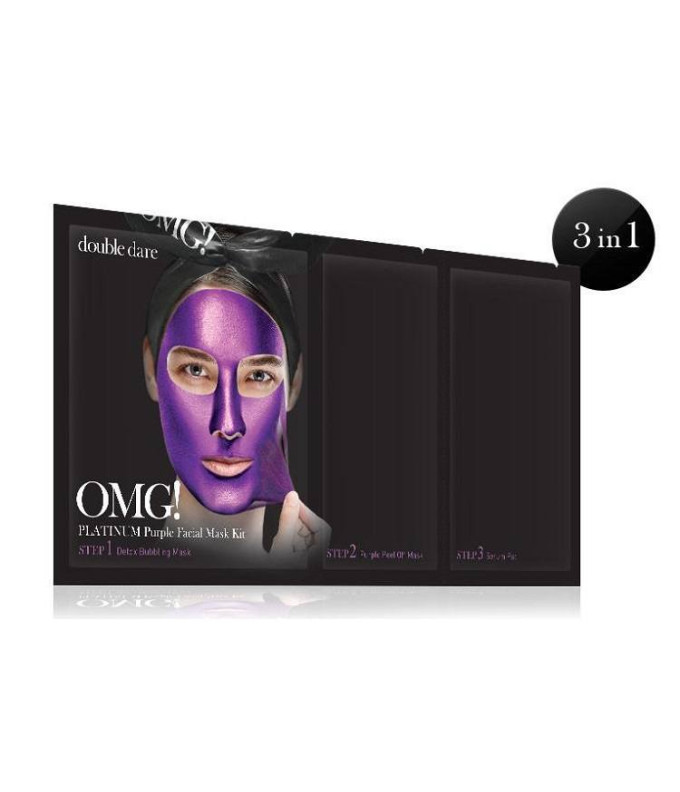 Omg! Platinum Purple Facial Mask Kit