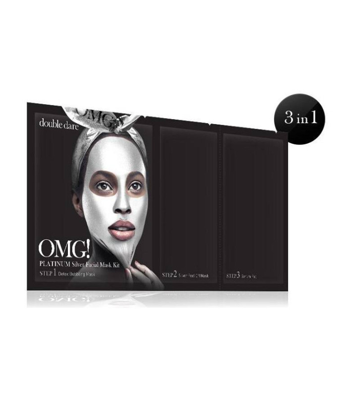 Omg! Platinum Silver Facial Mask Kit