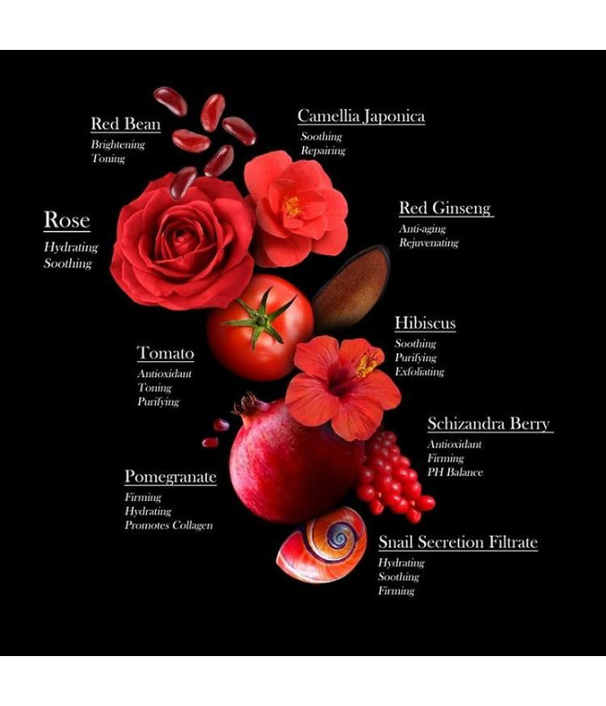 Omg! Red Deep Hydration and Firming Snail Mask