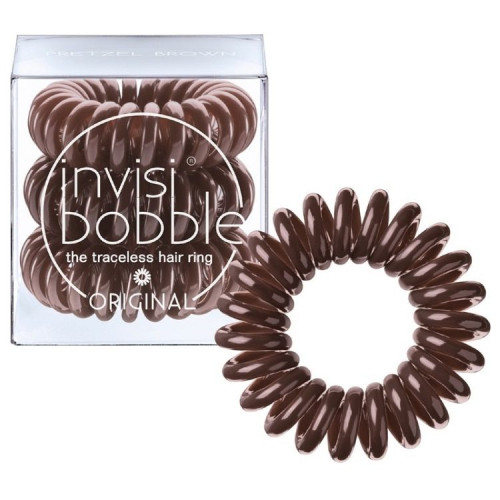  Hair Ring Original Pretzel Brown (3 tk.)