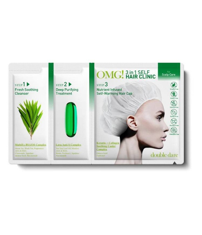 Juuksemask Omg! 3 in 1 Self Hair Clinic Peanaha Hoolduseks
