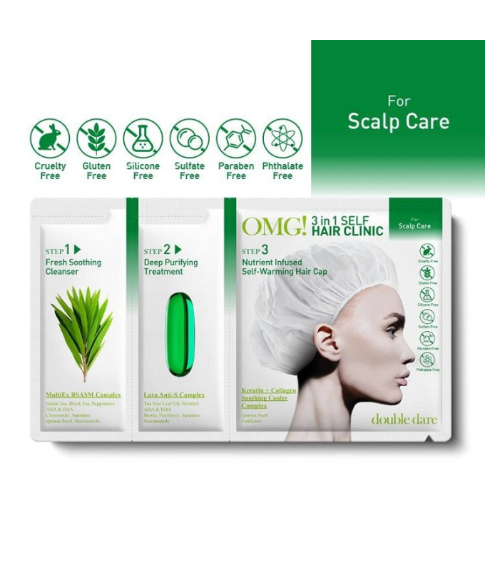 Juuksemask Omg! 3 in 1 Self Hair Clinic Peanaha Hoolduseks