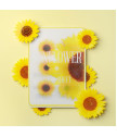  Niisutav Mask Sunflower Flower Sheet
