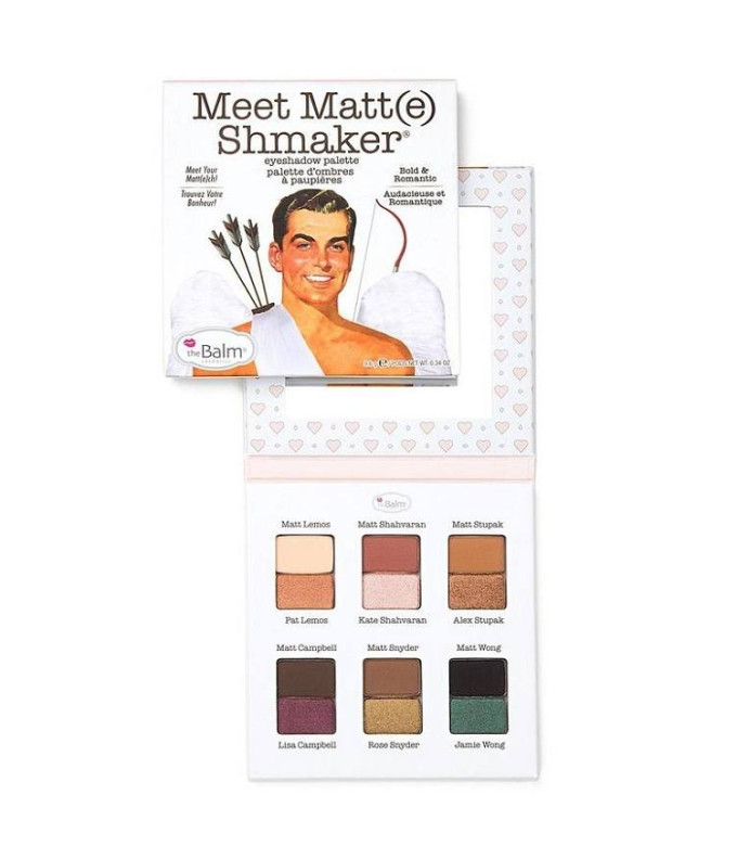the Balm Cosmetics Lauvärvipalett Meet Matt(e) Shmaker.® (12 värvi)