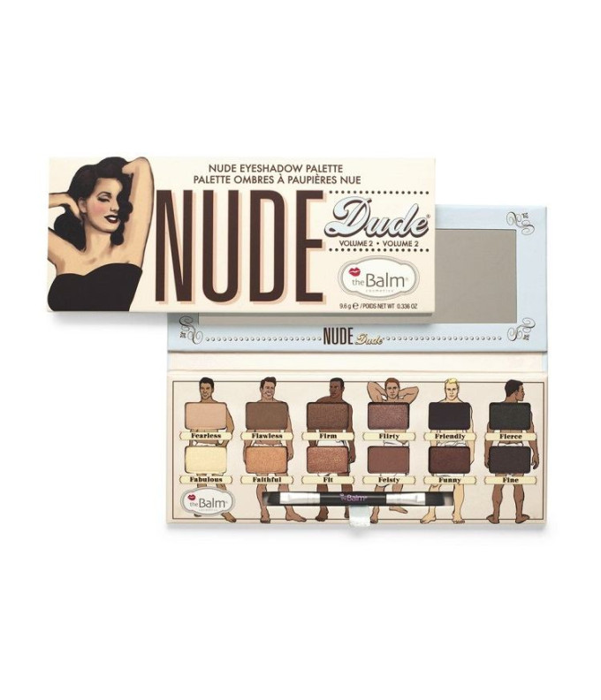 the Balm Cosmetics Lauvärvipalett Nude Dude® (12 värvi)