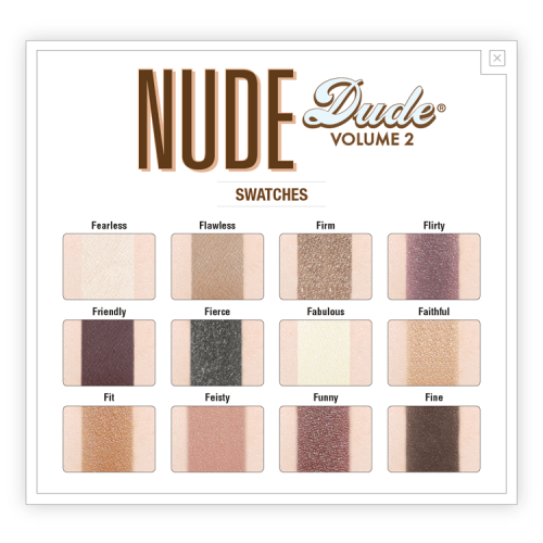 the Balm Cosmetics Lauvärvipalett Nude Dude® (12 värvi)