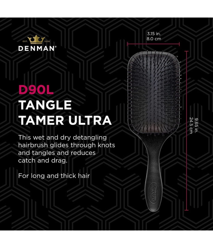 Tangle Tamer Ultra Juuksehari Black