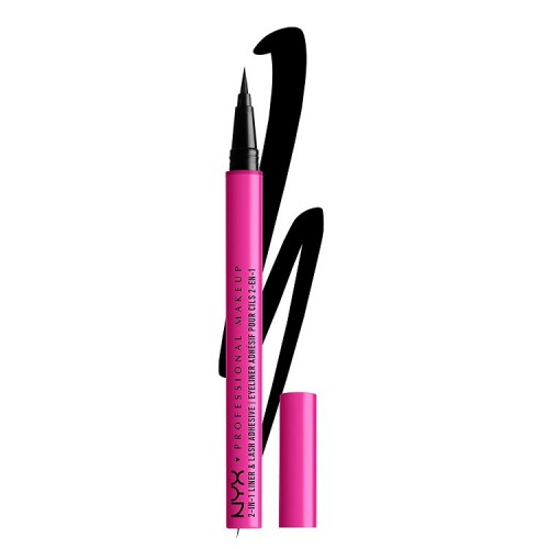 Lainer-Liim Jumbo Lash! 2-In-1 Baddest Black