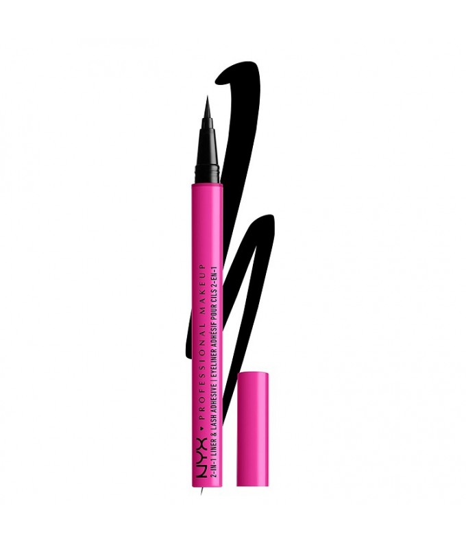 Lainer-Liim Jumbo Lash! 2-In-1 Baddest Black