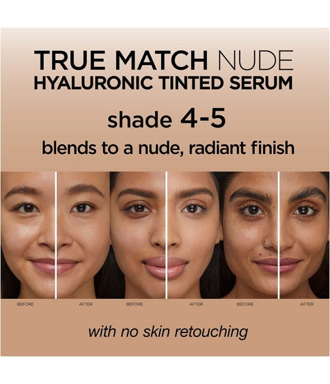 True Match Nude Kontsentreeritud Seerumit Sisaldav Jumestuskreem 30ml