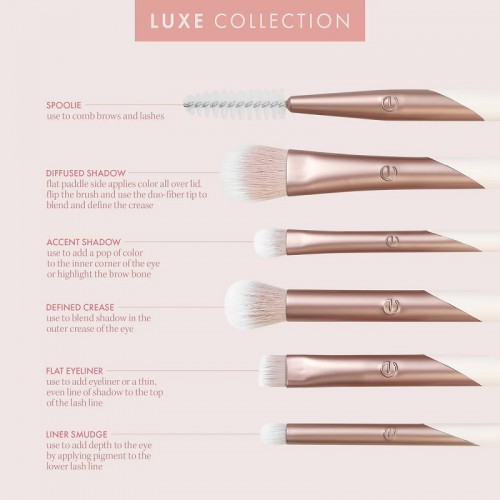 Meigipintslite Komplekt Luxe Exquisite Eye (6 tk.)